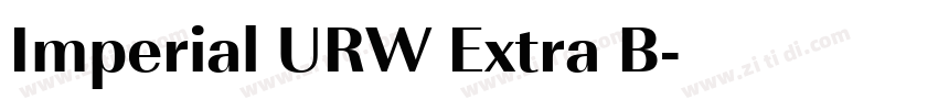 Imperial URW Extra B字体转换 Imperial URW Extra B字体转换